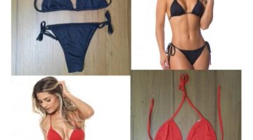 Biquini Cortininha Liso