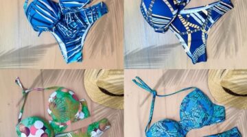 Biquini com bojo estampado