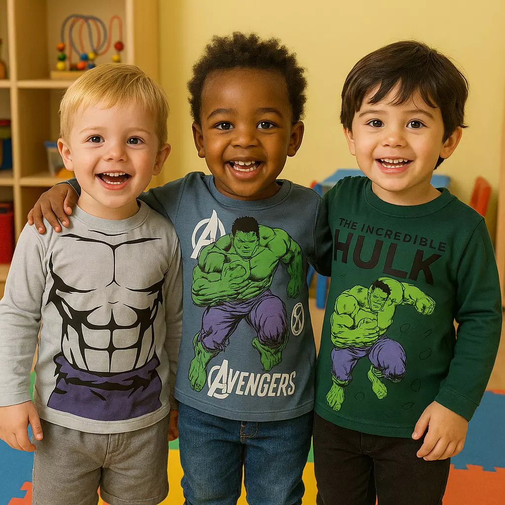 Blusa manga longa estampada infantil algodão ref 250 r$ 2999 verde