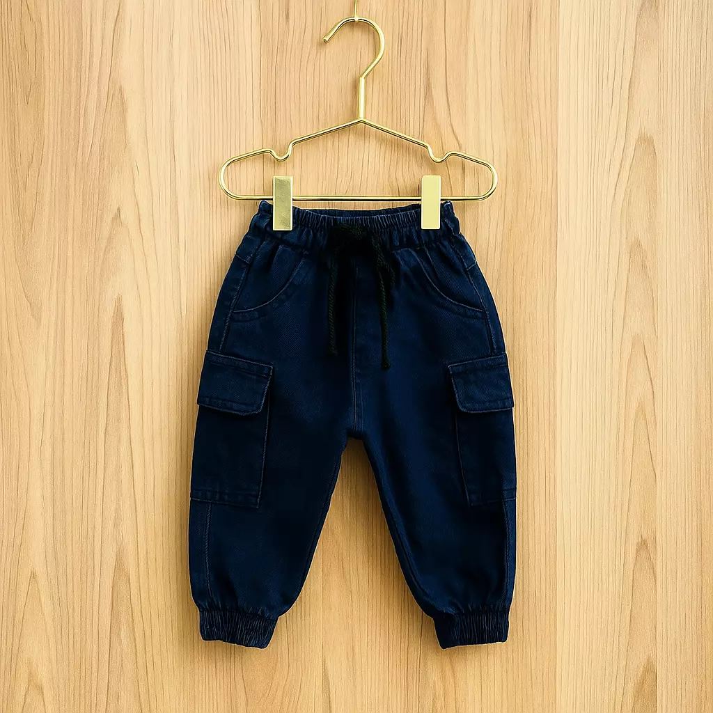 Calça cargo jeans escuro menino ref 098 r$ 4999