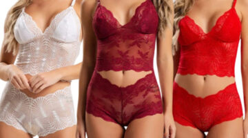 Lingerie Cropped de renda