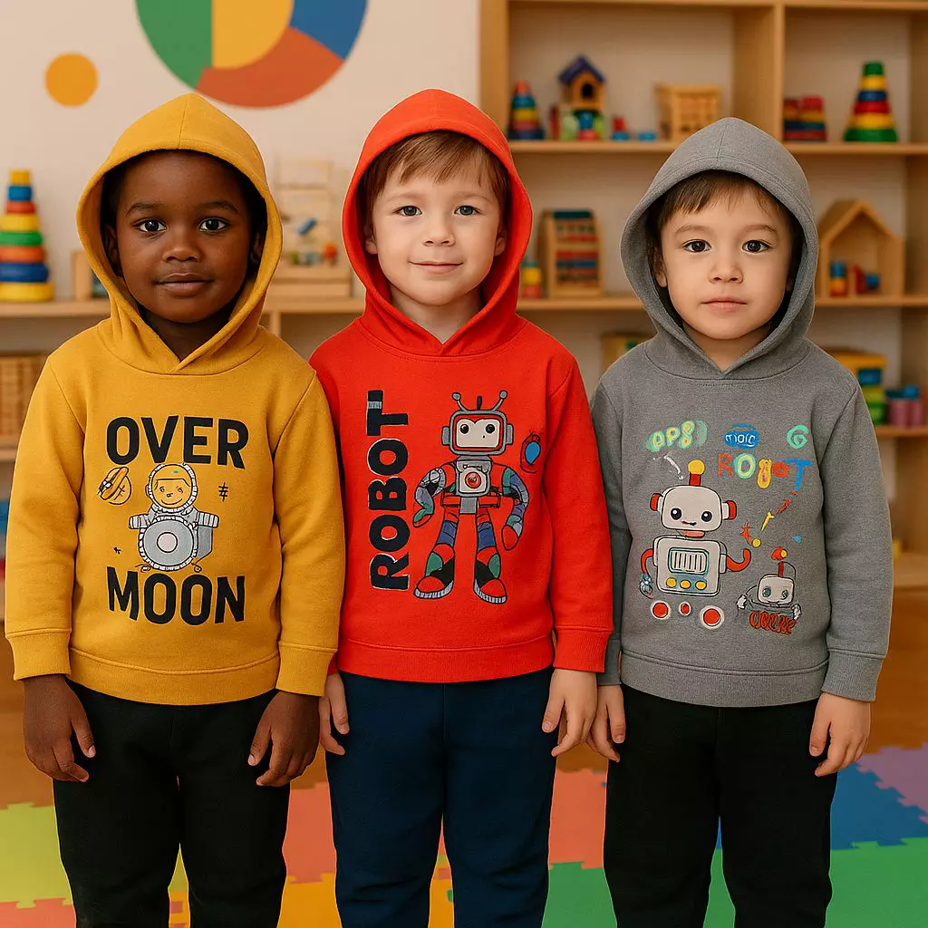 conjunto infantil moletim com capuz ref 450 r$ 4999